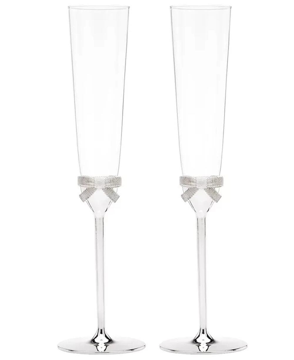Kate Spade Grace Avenue 2-Piece Champagne Flute Set in original box